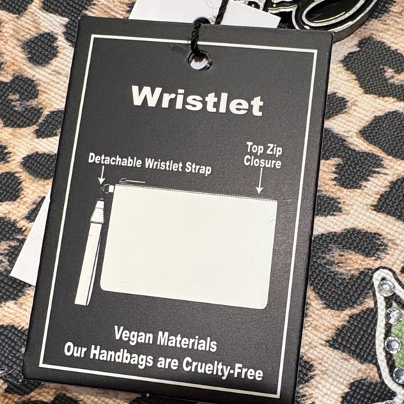 Ed Hardy Leopard Wristlet with Heart Motif - Picture 6 of 8